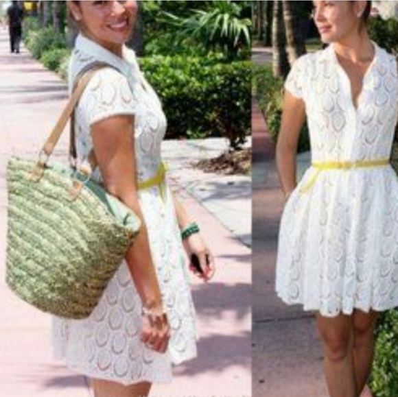 BCBGMaxAzeria Kiran eyelet dress - Picture 2 of 9